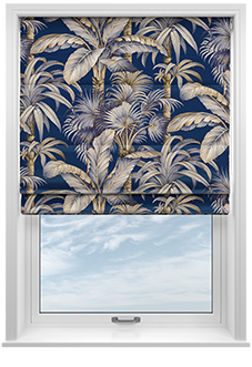 Tripura, Nautical - Twist&Fit Roman Blind